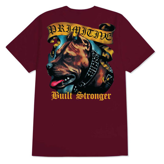 Primitive Chopper Tee - Burgundy