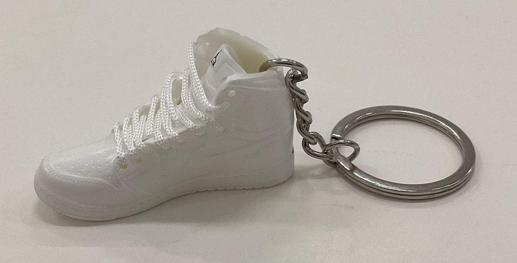 AJ1 High Mini Sneaker Keychain - White