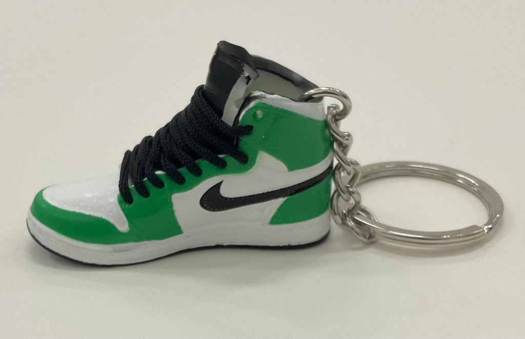 AJ1 High Mini Sneaker Keychain - White/Green