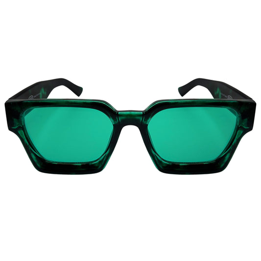 Petals & Peacocks Optimistics Sunglasses - Emerald Turquoise