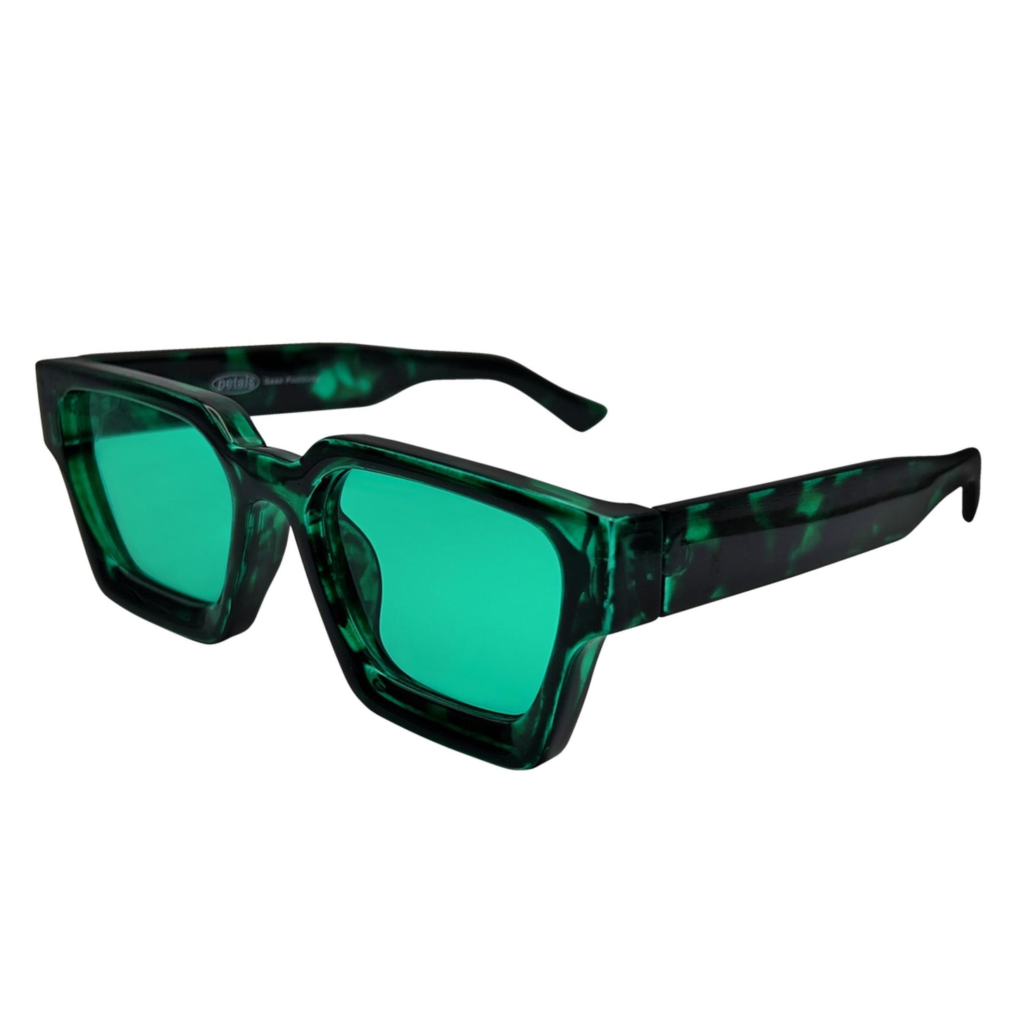 Petals & Peacocks Optimistics Sunglasses - Emerald Turquoise