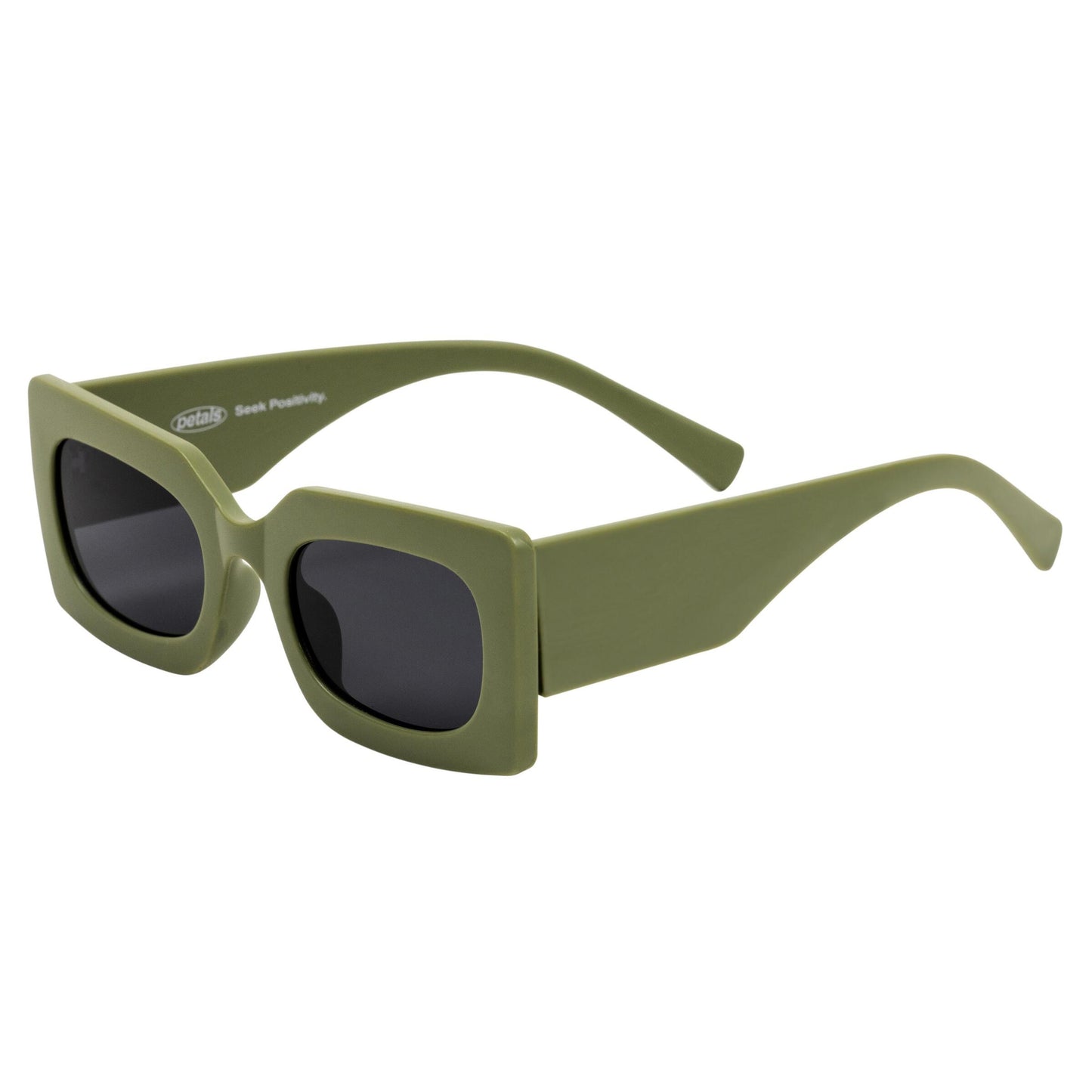 Petals & Peacocks Rhubic Sunglasses - Matte Olive