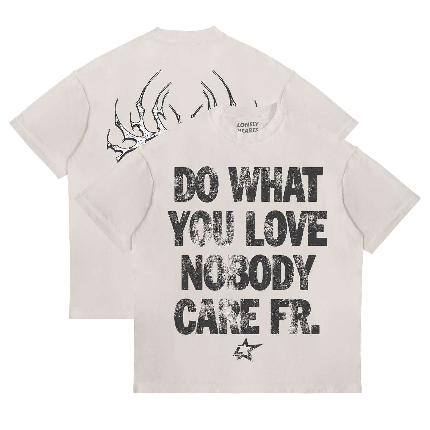 Lonely Hearts Club Do What You Love Premium Tee - Cream