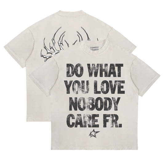 Lonely Hearts Club Do What You Love Premium Tee - Cream