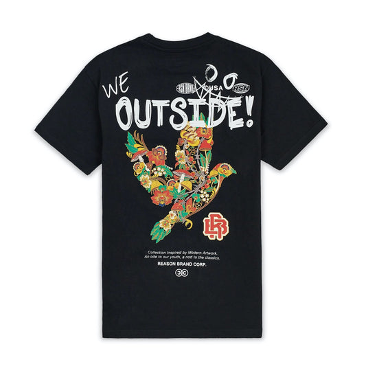 Reason We Outside Tee - Black