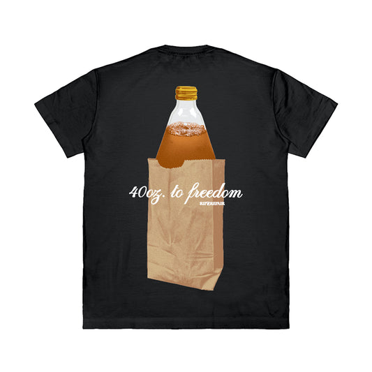 Rip N Repair 40oz to Freedom Tee - Black