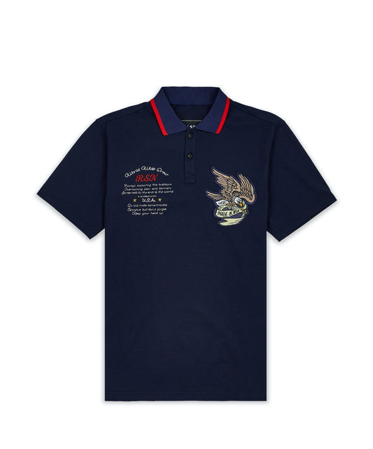 Reason Wild & Free Polo - Navy