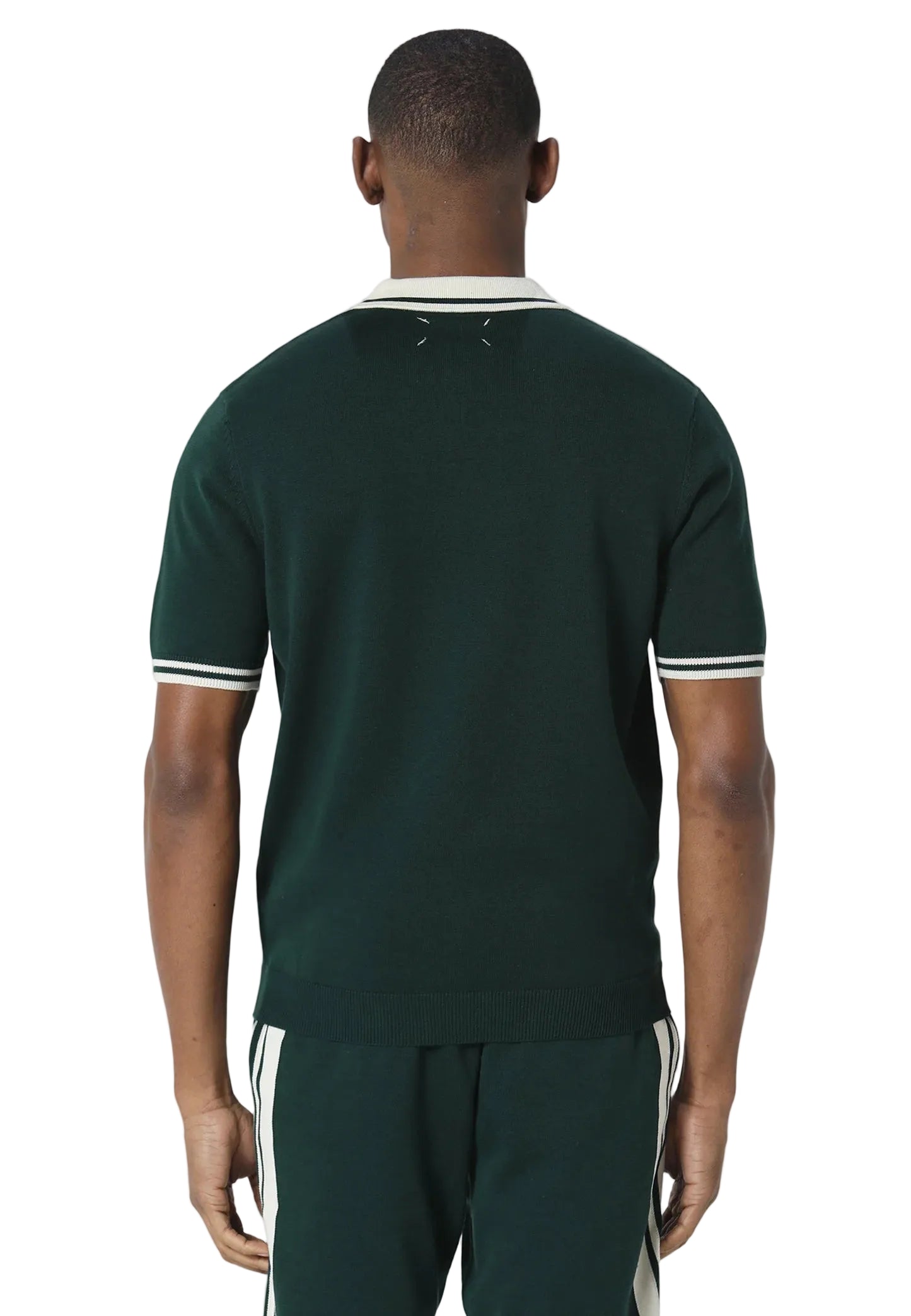 Pas De Monaco Signature Knitted Polo -  Pedosa Green