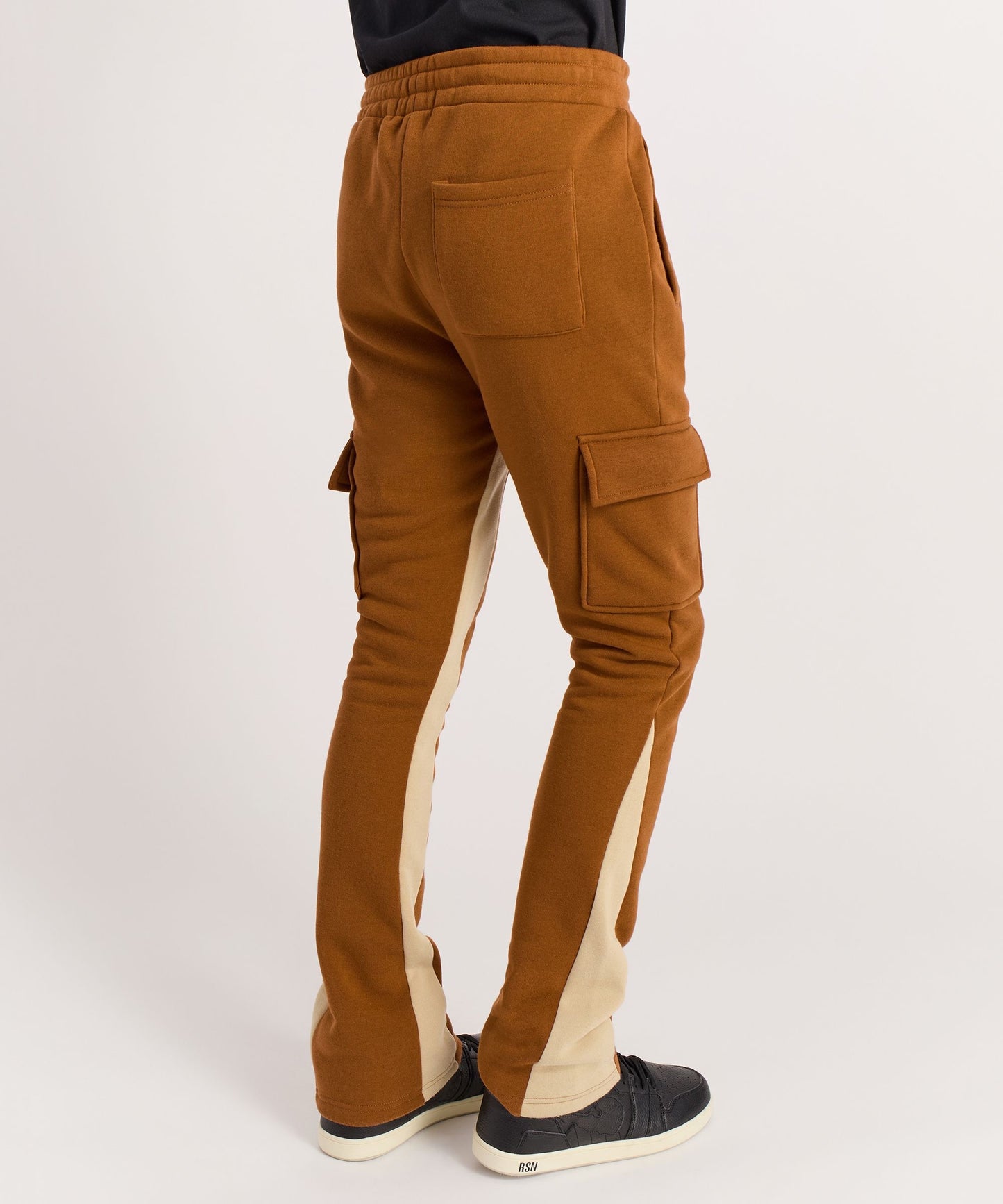 Reason Stacked Fleece Sweatpants - Cocoa