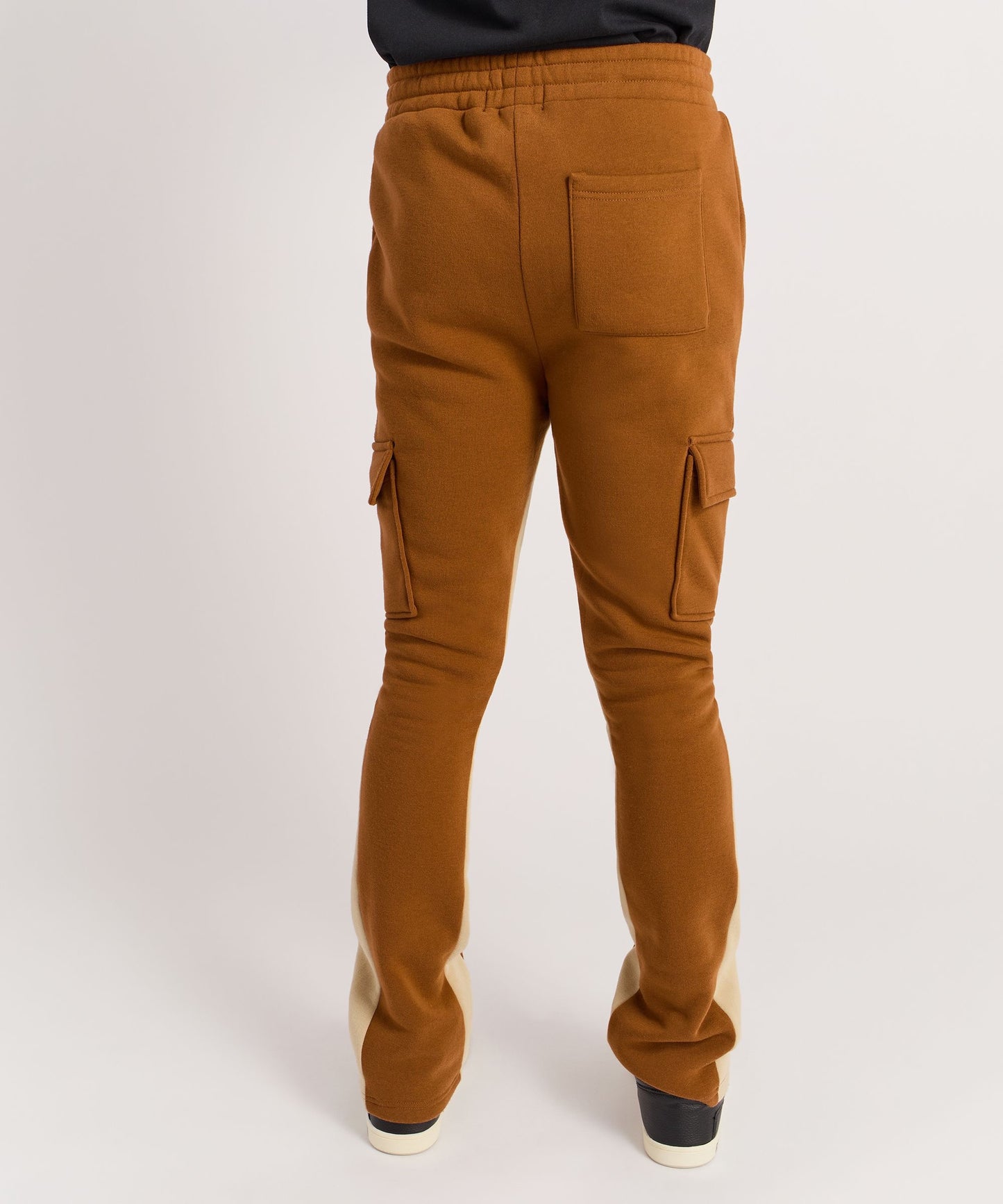 Reason Stacked Fleece Sweatpants - Cocoa