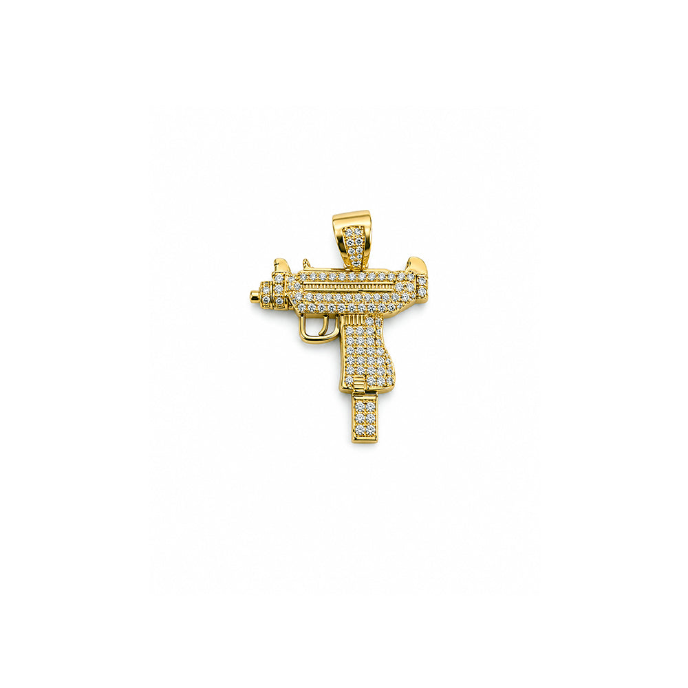 "SAY HELLO👋...my little friend" Uzi Pendant | MLC