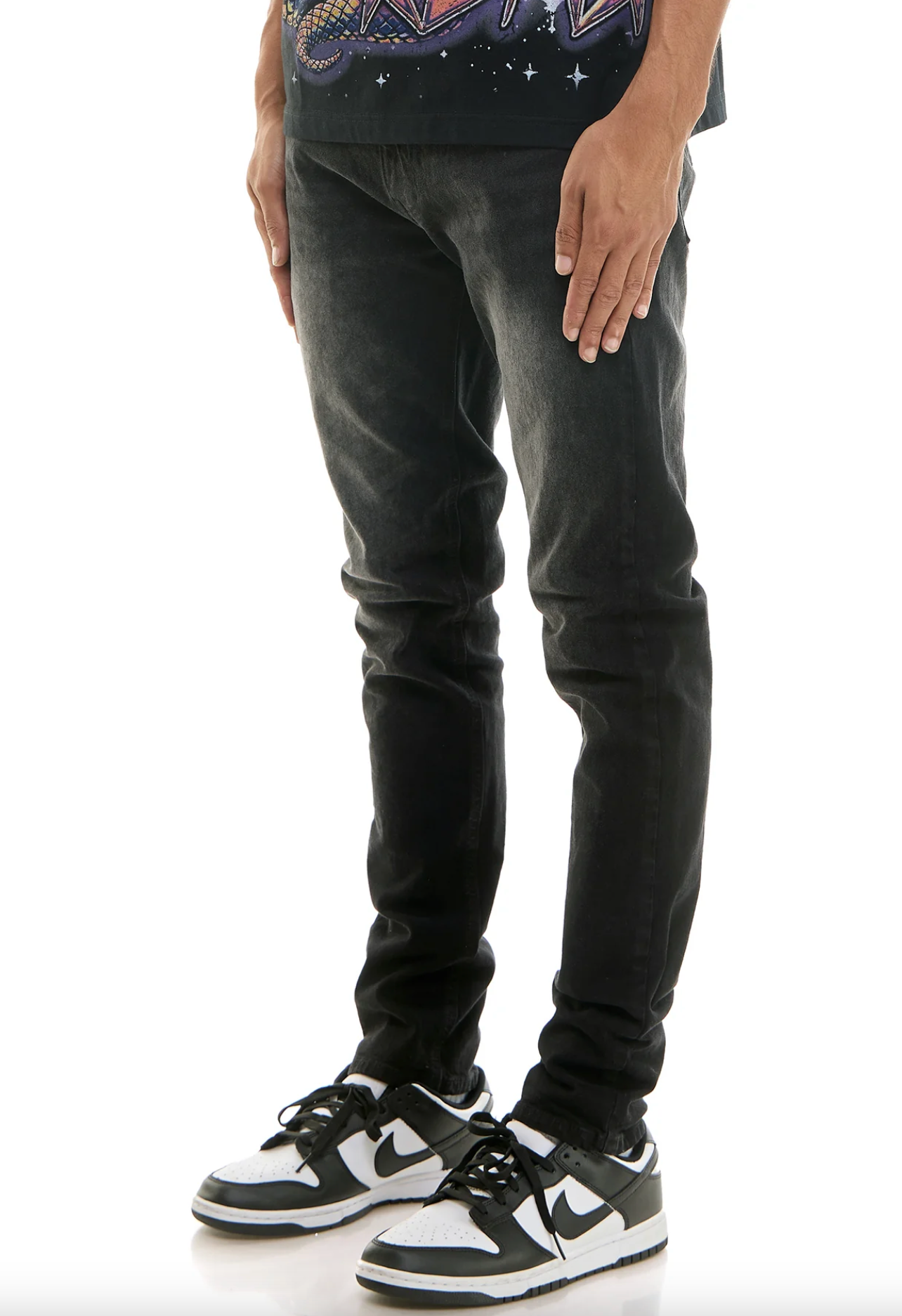 KDNK Core Denim Pants - Black