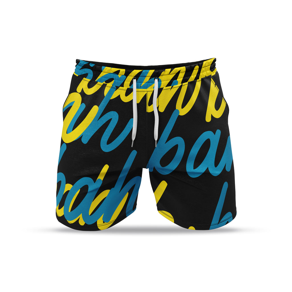 The Bah Script Collection (Independence) Shorts - Black