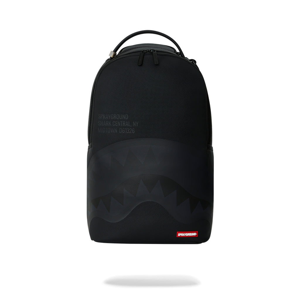 Sprayground Shark Central Black on Black Backpack