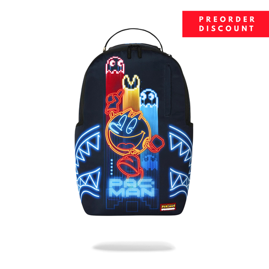 Sprayground Pac Man Neon Shark Backpack