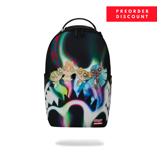 Sprayground PowerPuff Girls Rainbow Halo Shark Backpack