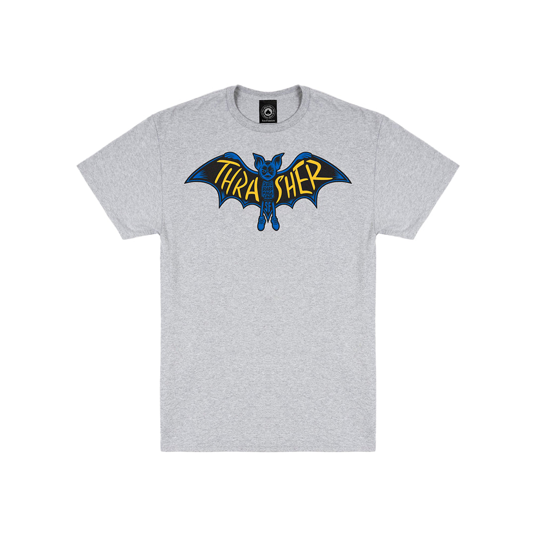 Thrasher Bat Tee - Grey