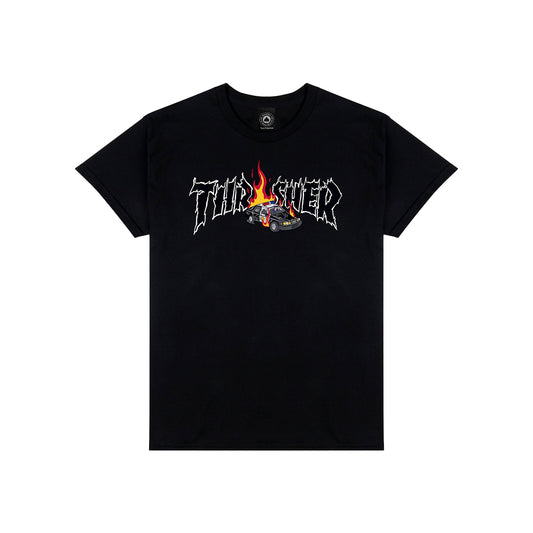 Thrasher Cop Car Tee - Black