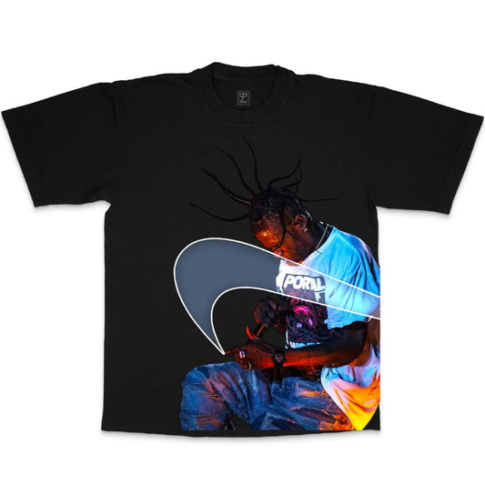 Portraits Air Travis Tee - Jet Black