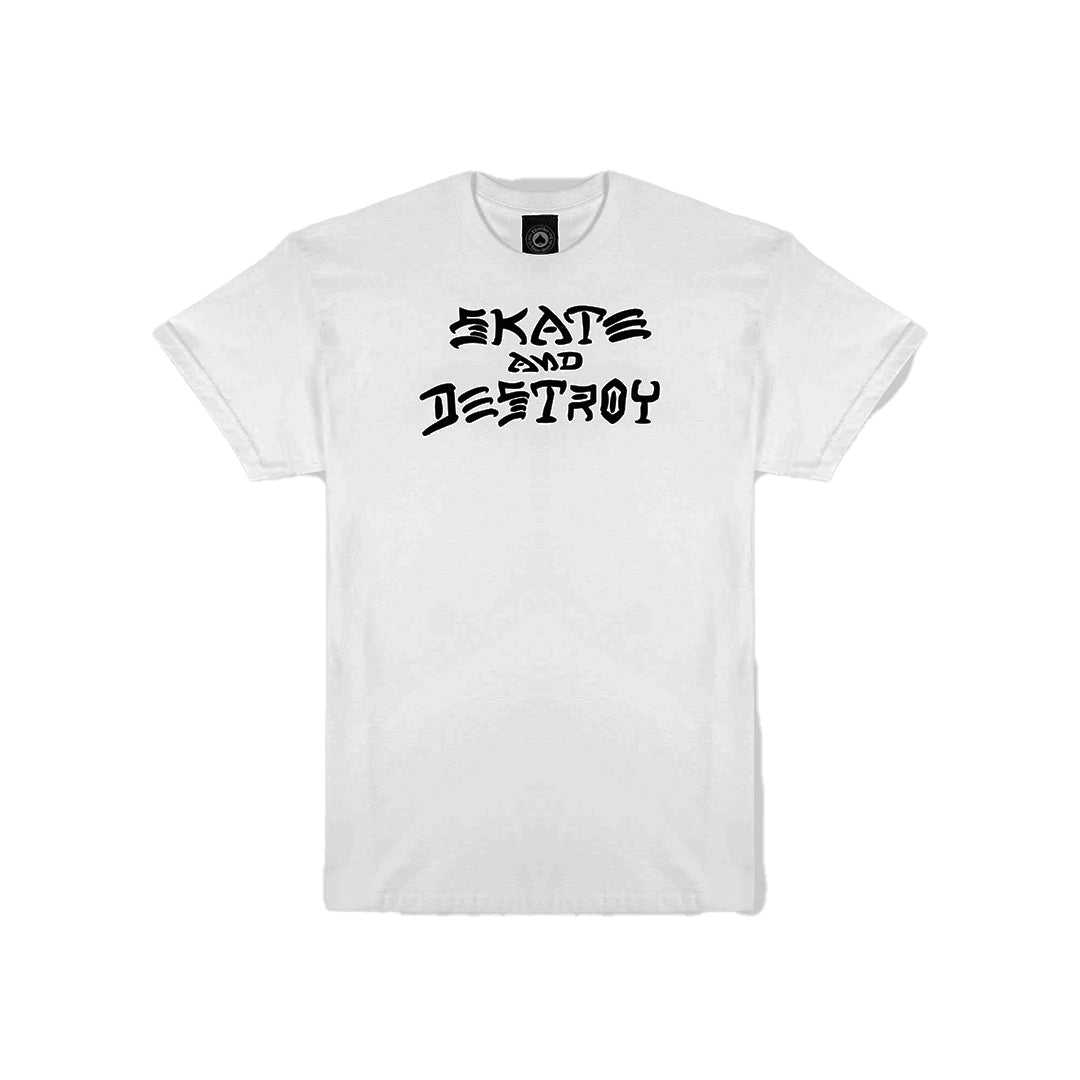 Thrasher Skate & Destroy Tee - White