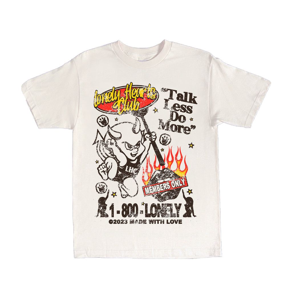 Lonely Hearts Club Talk Less Do More Tee