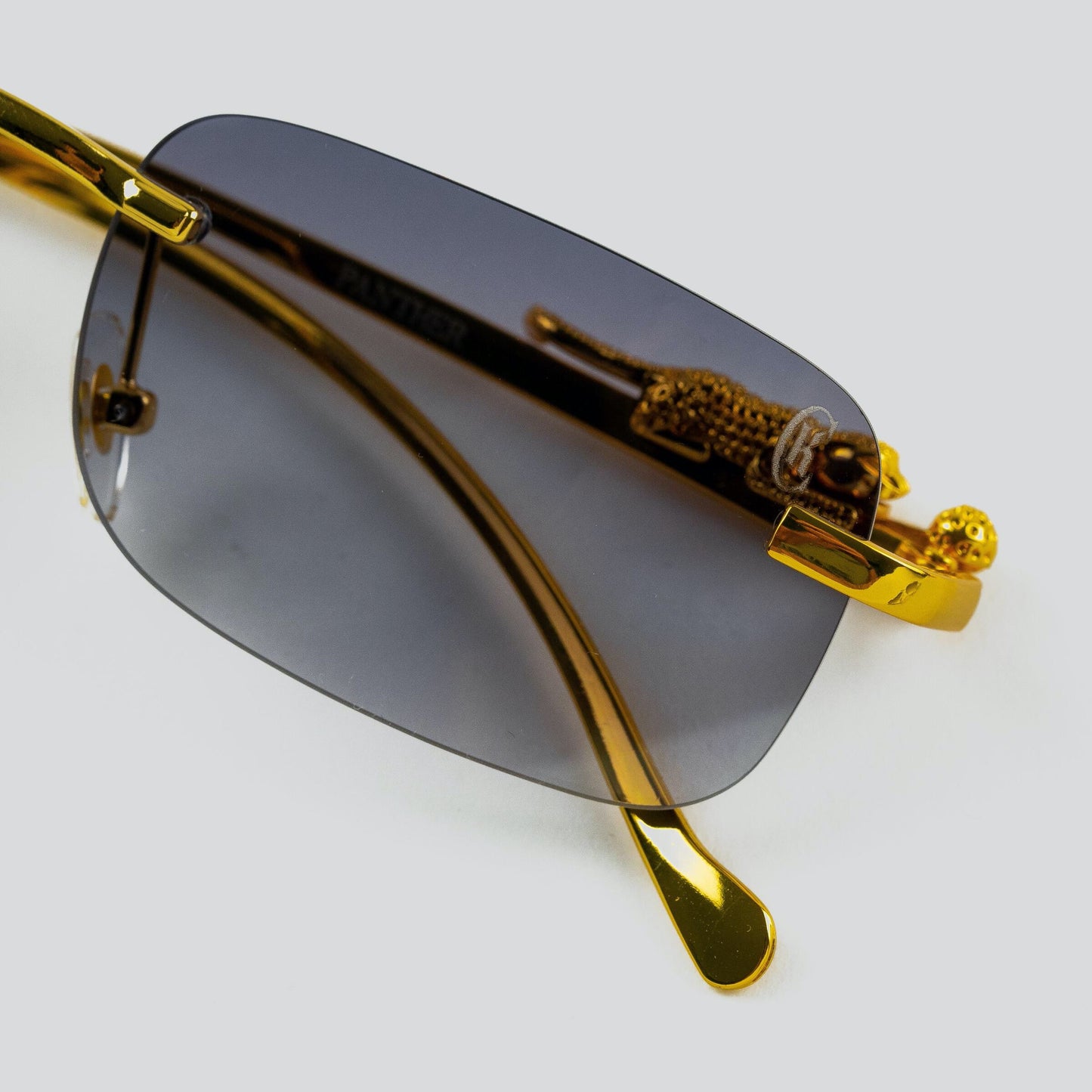 Crown Kings The Panther Sunglasses - Midnight Gold