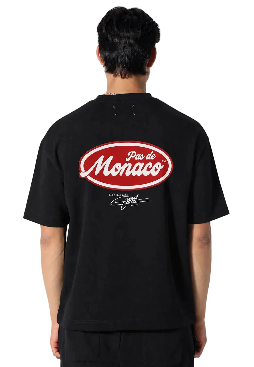 Pas De Monaco V2 Plaque T-Shirt - Black