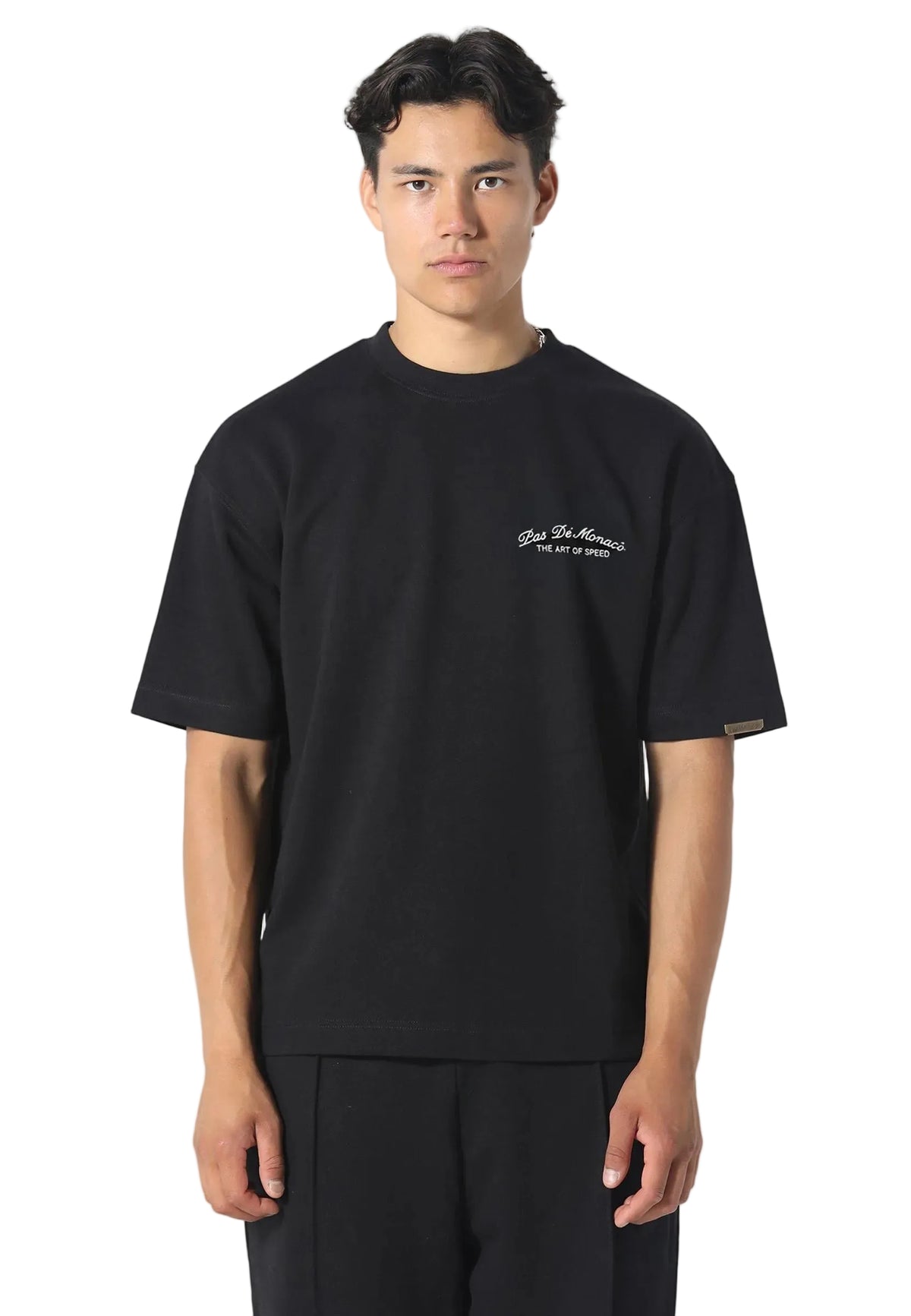 Pas De Monaco V2 Plaque T-Shirt - Black
