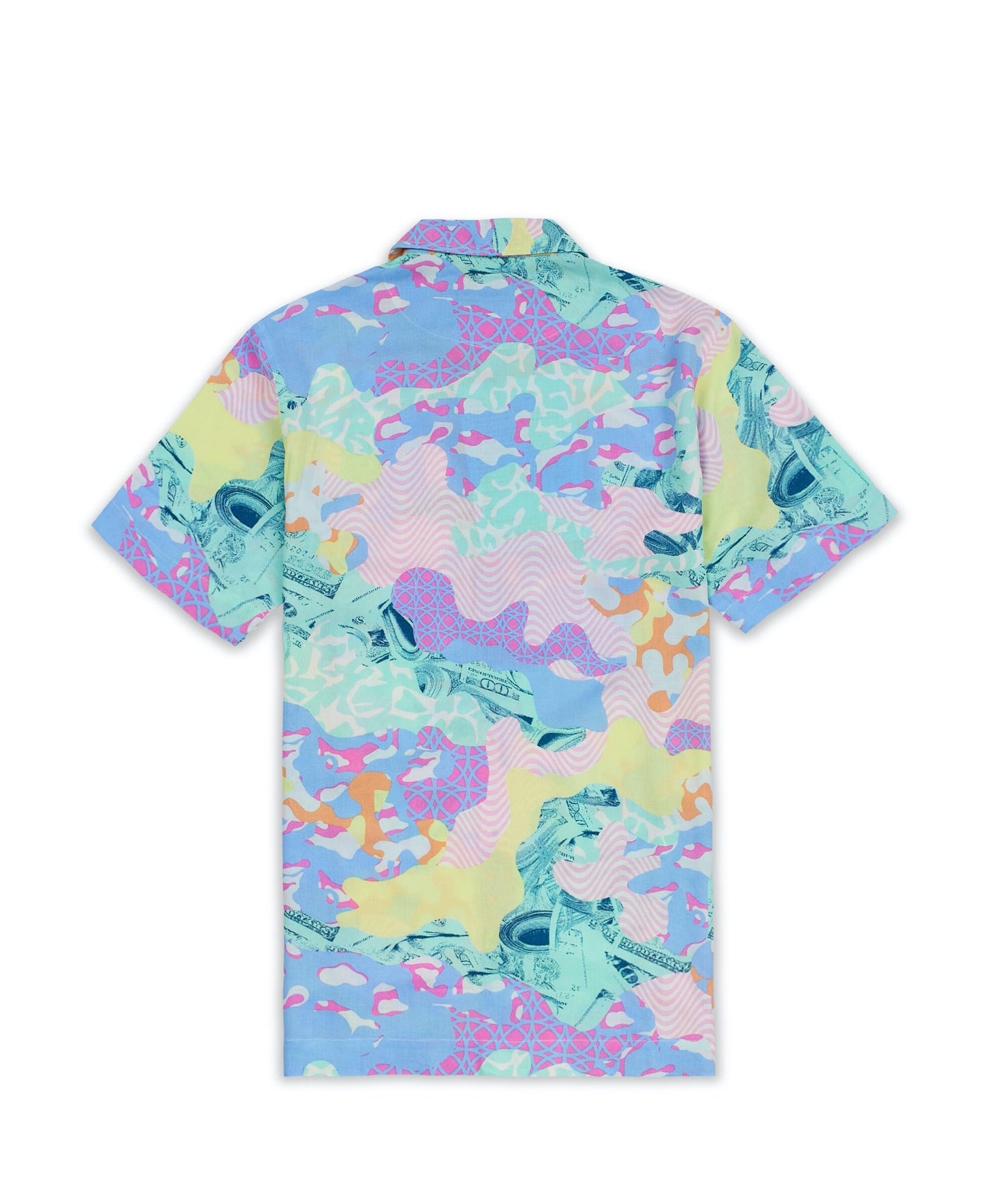 Reason Psychedelic Short Sleeve Button Down Shirt