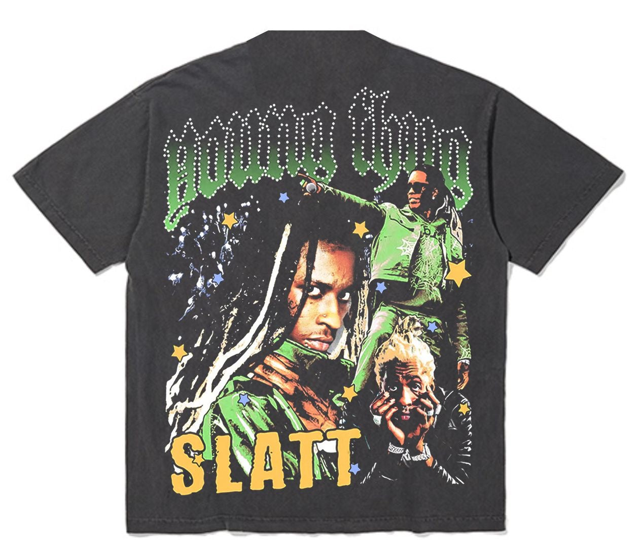 Portraits Young Thugga Tee - Vintage Black