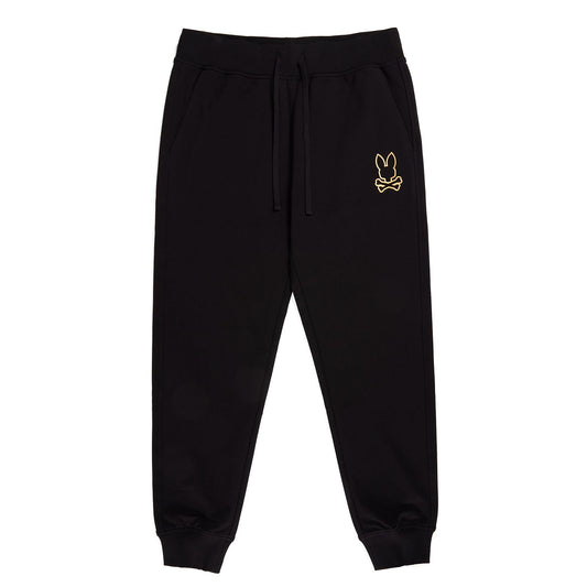 Psycho Bunny Beumont Metallic HD Sweatpants - Black