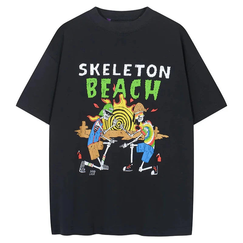 Gallery Dept Skeleton Beach Tee - Vintage Black