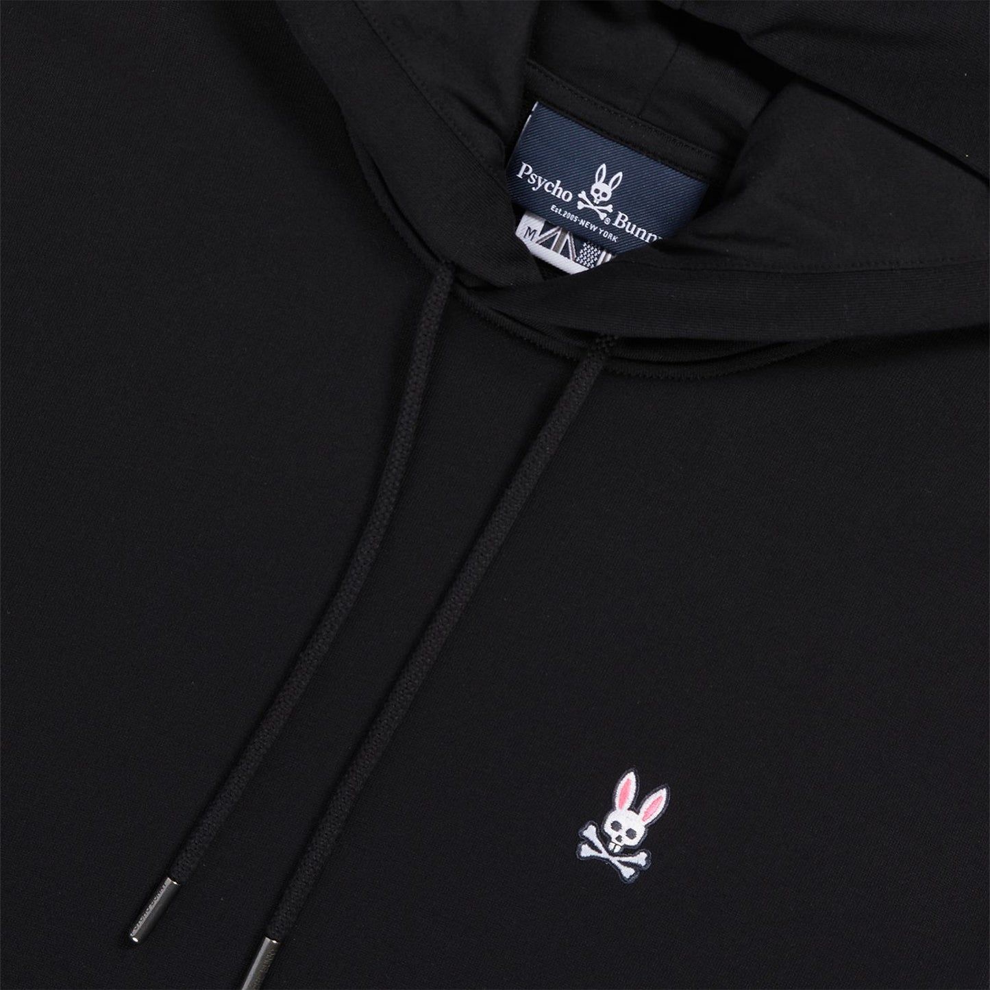 Psycho Bunny French Terry Pullover Hoodie - Black