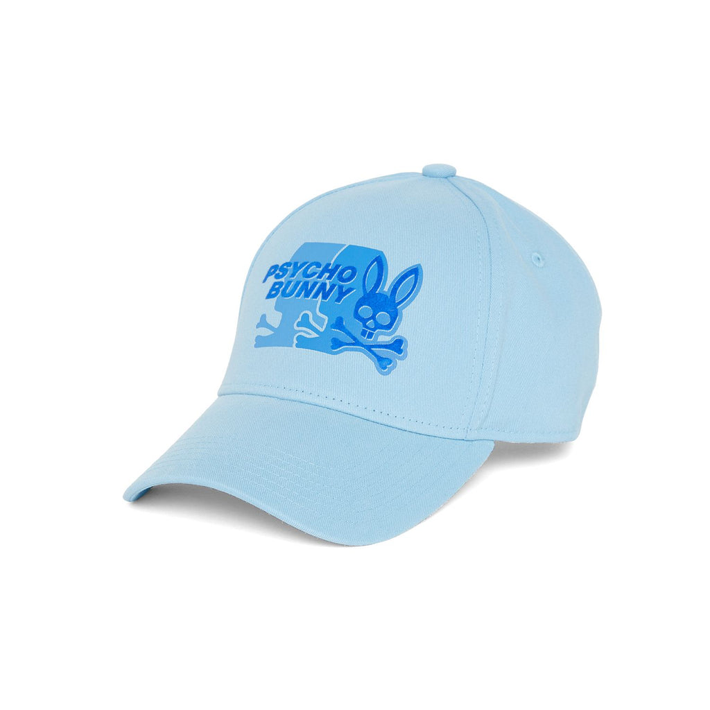 Psycho Bunny Mens Kona Baseball Hat - Sky Blue