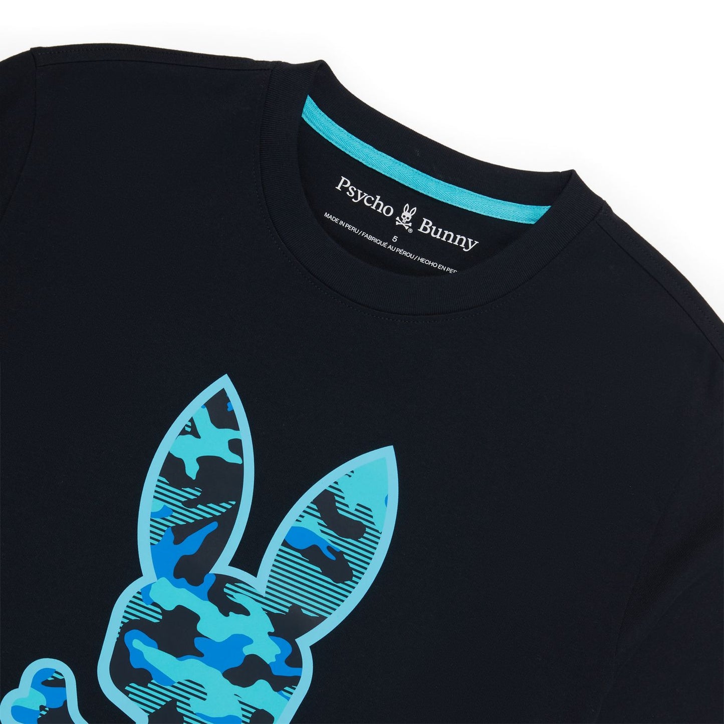 Psycho Bunny Rye Graphic Tee - Navy