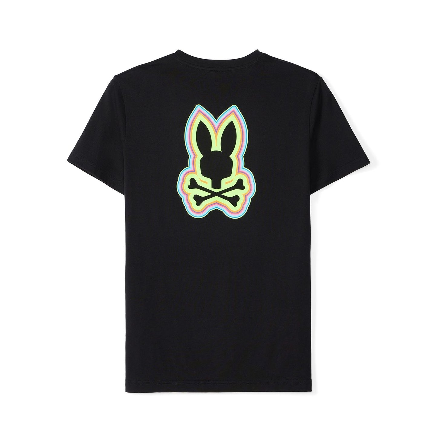 Psycho Bunny Mens Maybrook Back Graphic Tee - Black