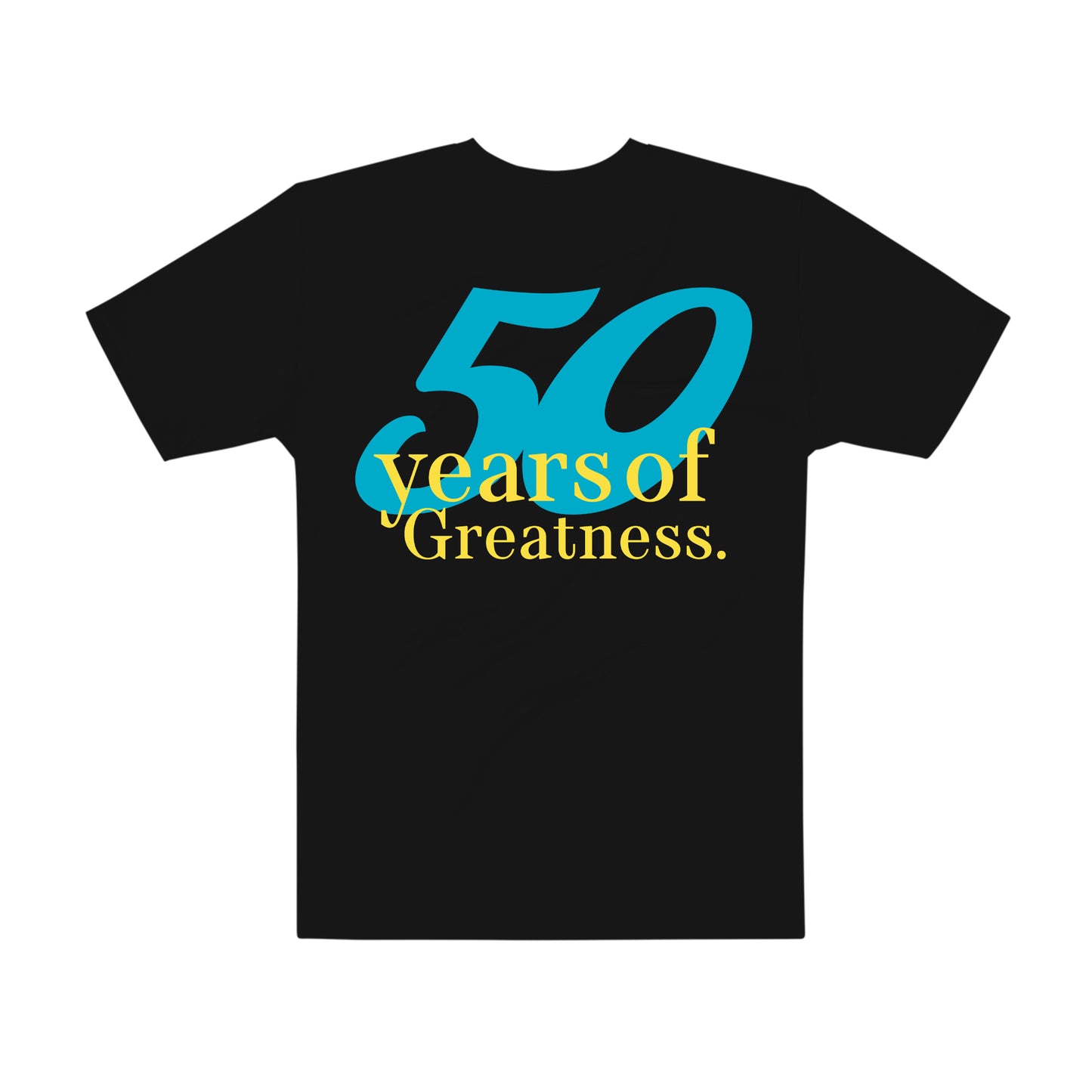 The 1973 Collection Greatness Tee - Black/Aqua