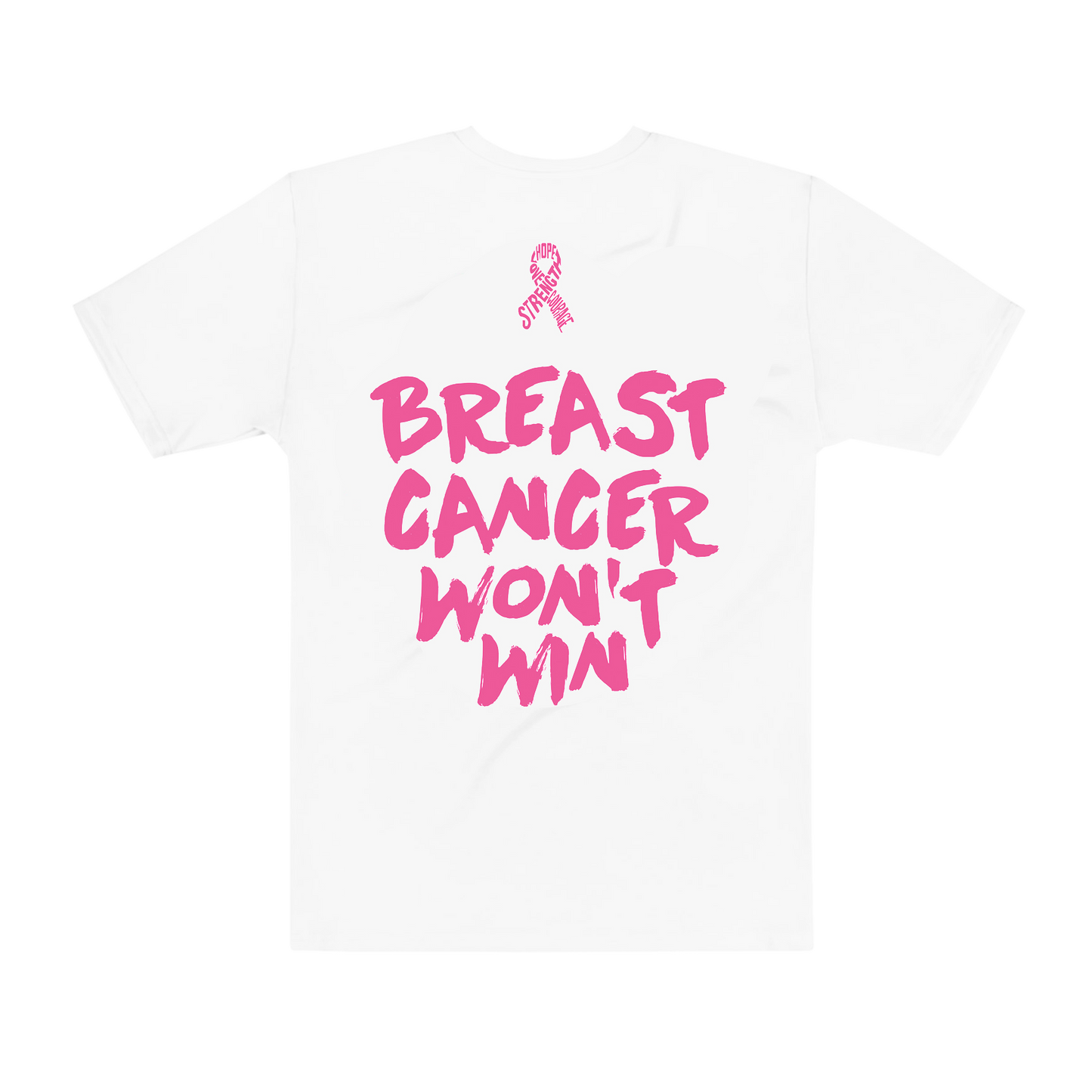 The Limited Edition 1973 Collection Breast Cancer Won't Win Tee - White