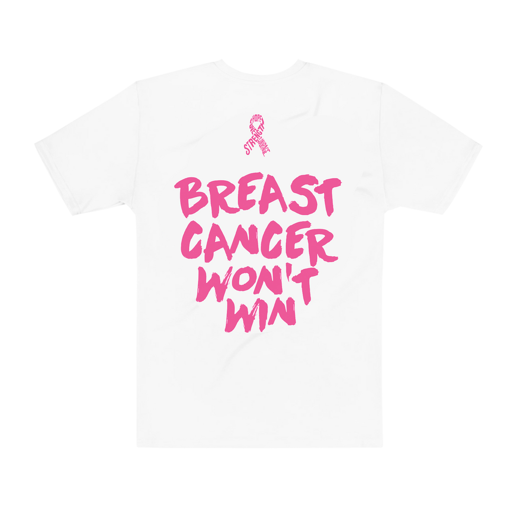 The Limited Edition 1973 Collection Breast Cancer Won't Win Tee - White