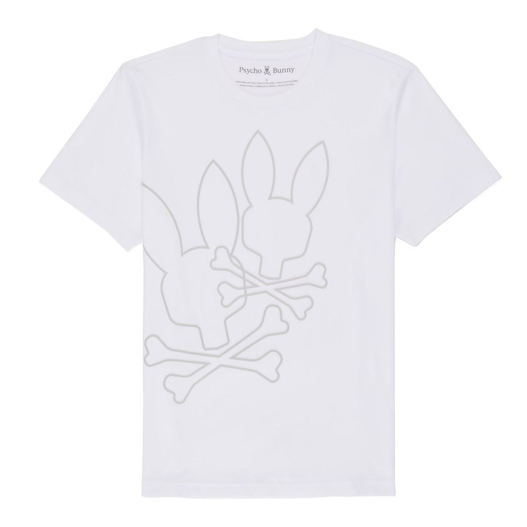 Psycho Bunny San Diego HD Print Tee - White