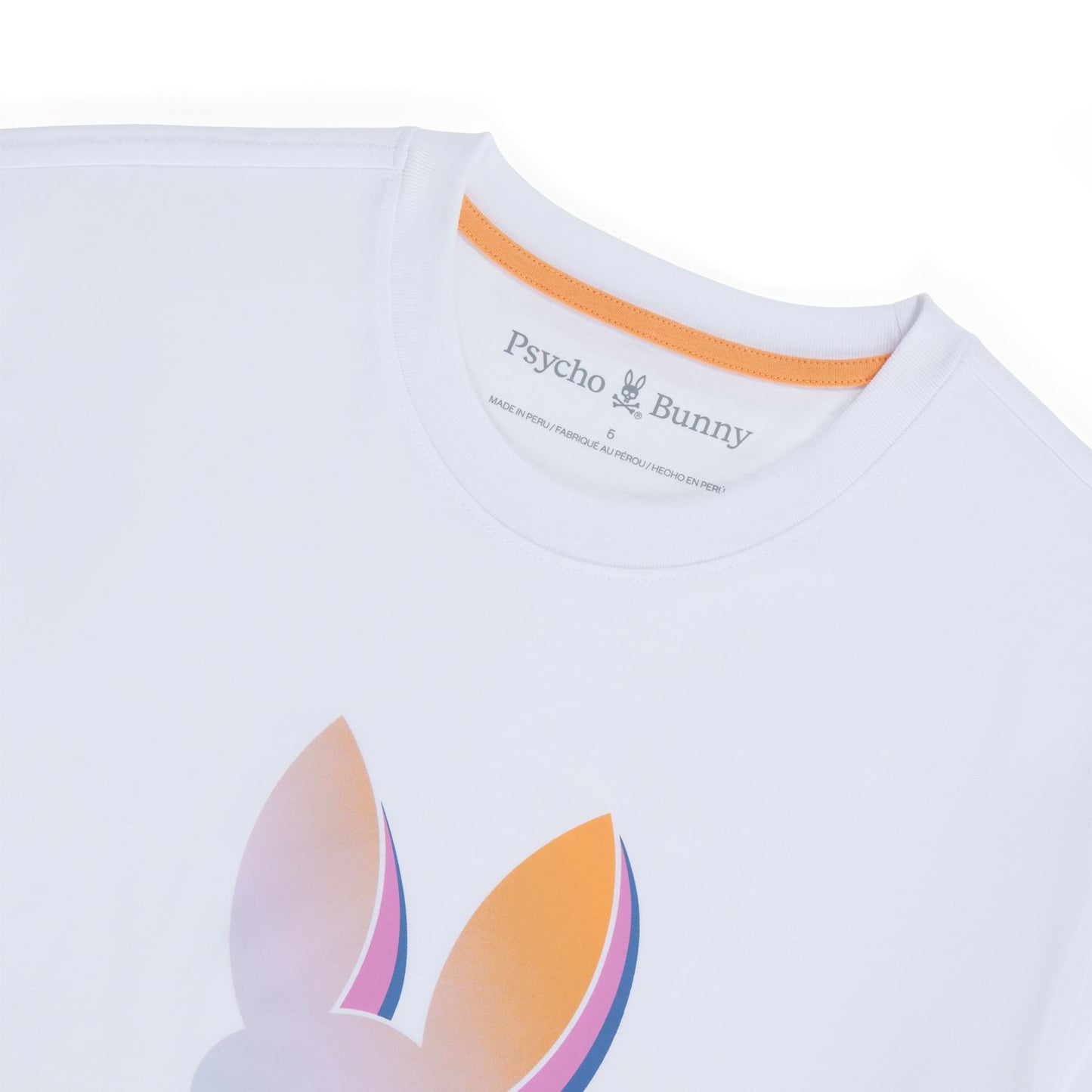 Psycho Bunny Palm Springs Graphic Tee - White