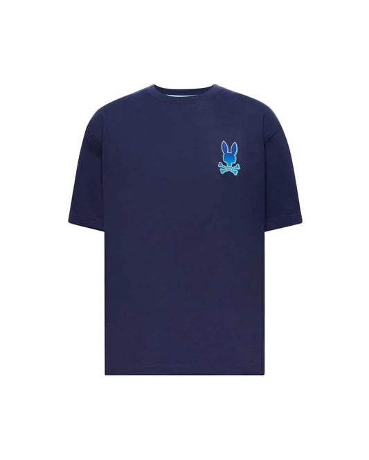 Psycho Bunny Dax Relaxed Tee - Evening Blue
