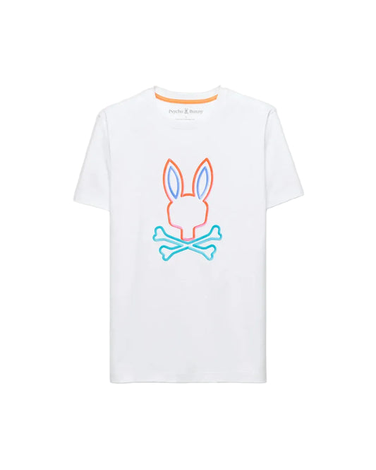 Psycho Bunny Dayton Graphic Tee - White