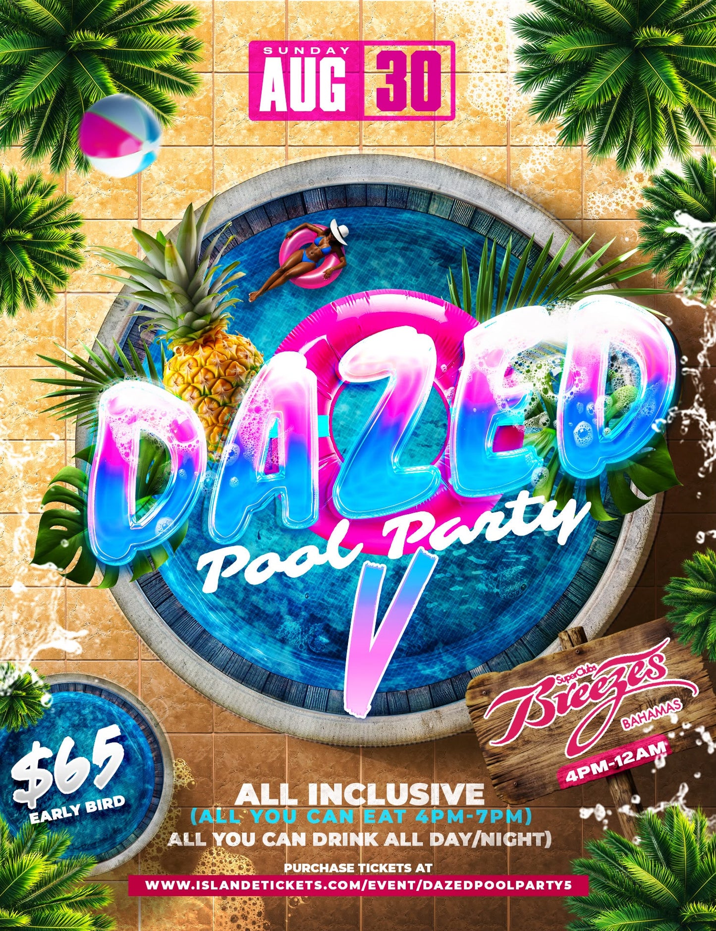 Dazed V All Inclusive Pool Party 2026