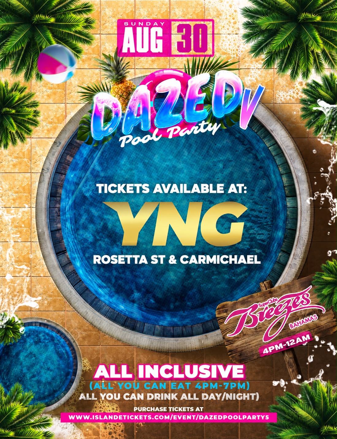 Dazed V All Inclusive Pool Party 2026