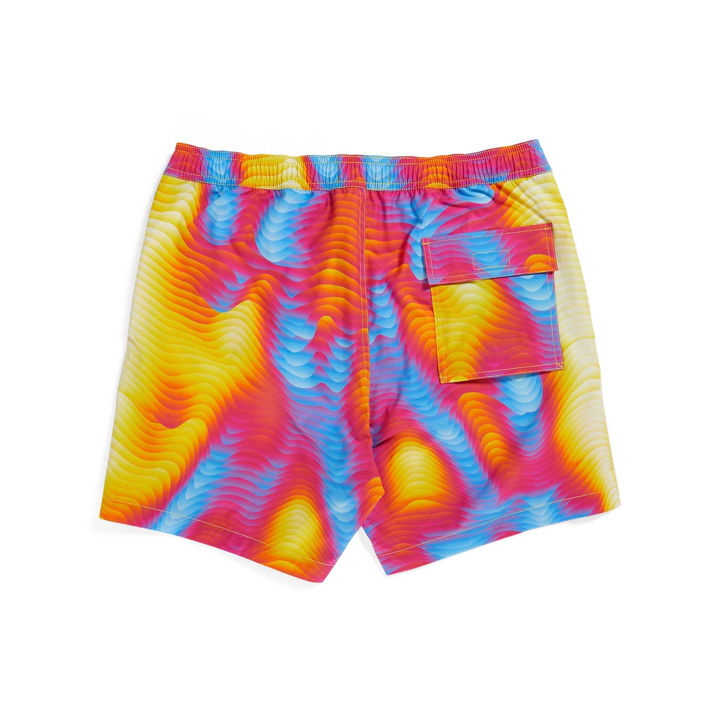 Psycho Bunny Mens Montgomery All Over Print Swim Shorts - Paradise Pink