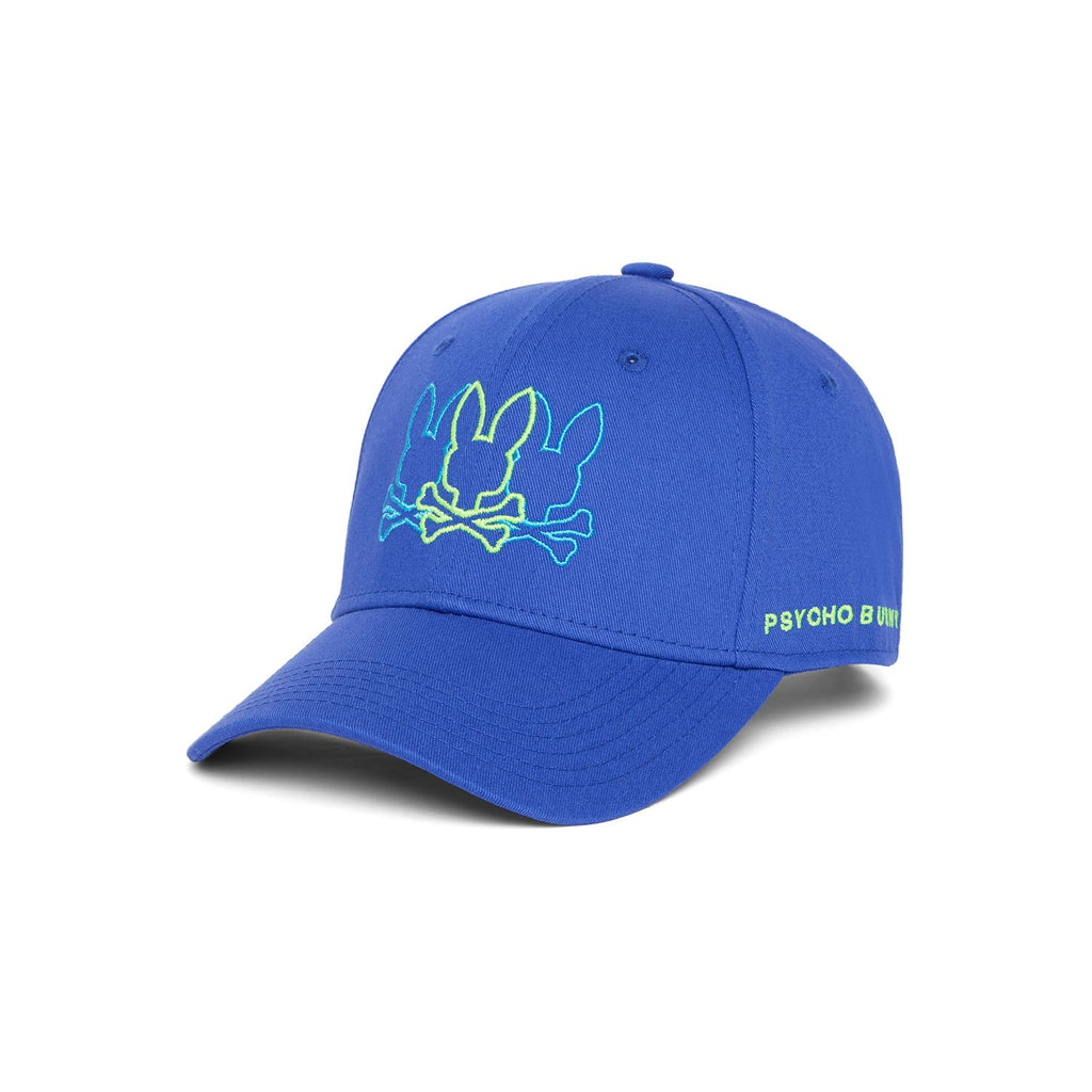 Psycho Bunny Pompey Baseball Hat - Royal Blue