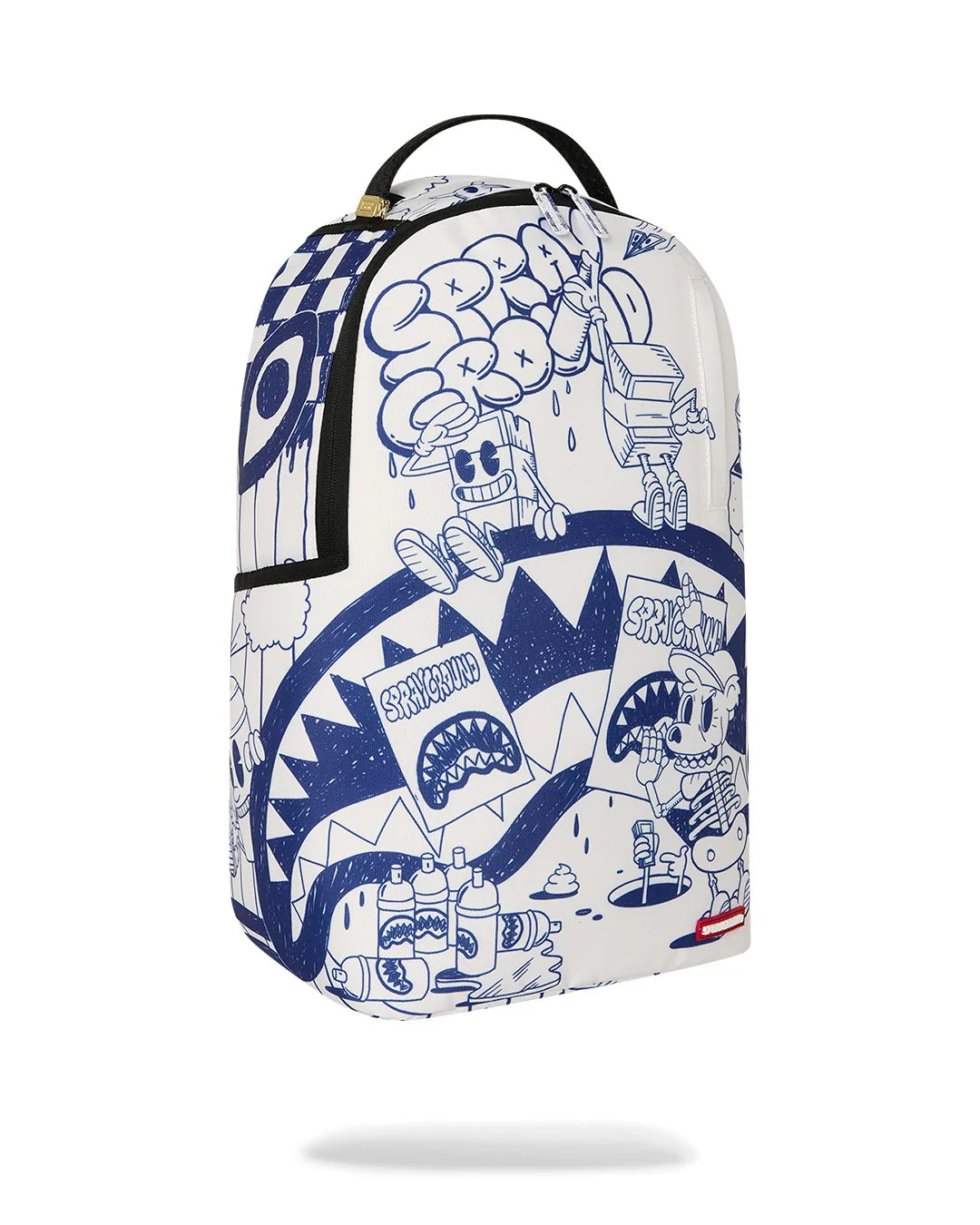 Sprayground Blue Ink Doodle Backpack