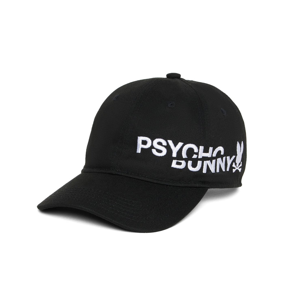 Psycho Bunny Yorkville Embroidered Hat - Black
