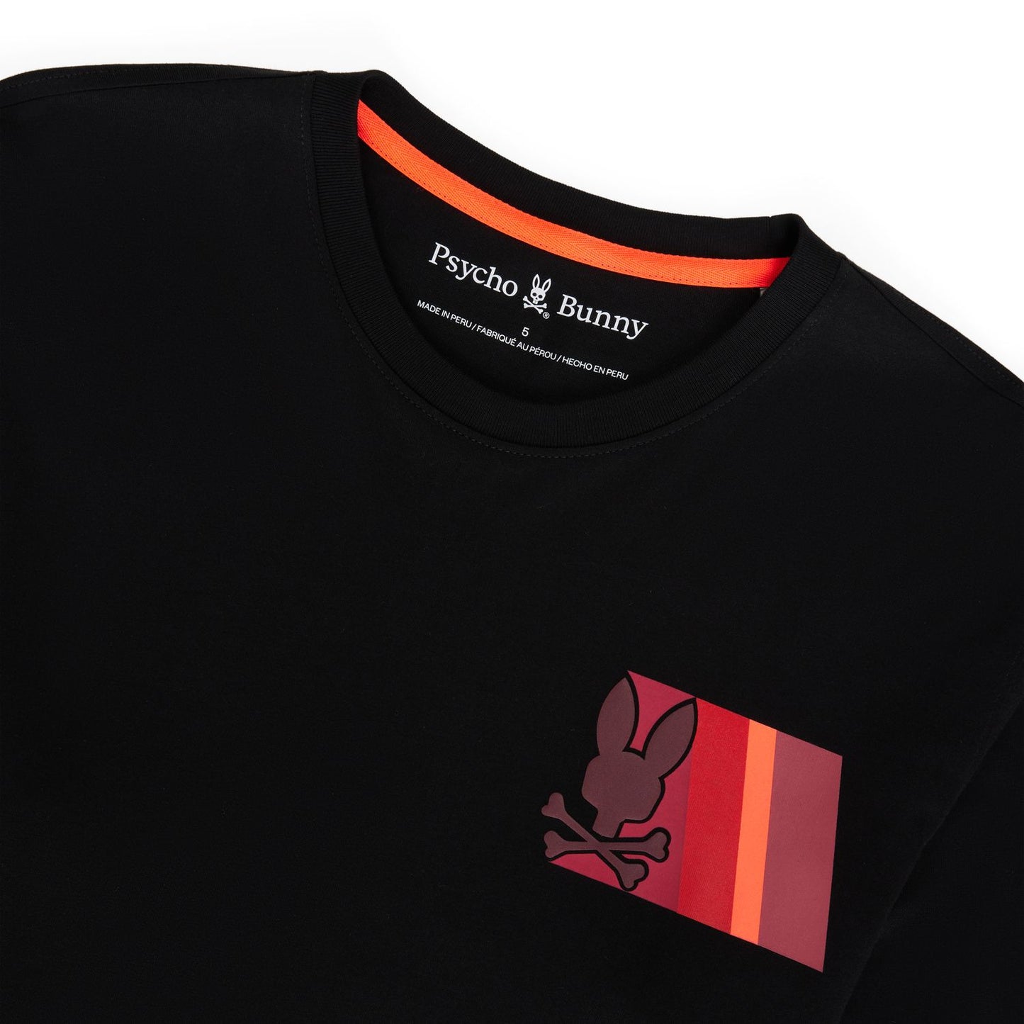 Psycho Bunny Mens Apple Valley L/S Tee - Black